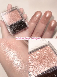 Phấn bắt sáng Cezanne Pearl Glow Highlight kèm cọ 24g - Nội địa Nhật