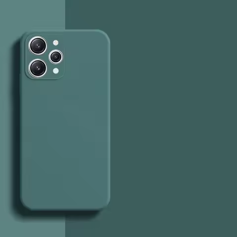 For Xiaomi Redmi 12 Case Cover Redmi 12 Note 12 Pro Plus Soft Liquid Silicone Bumper Protective Phon