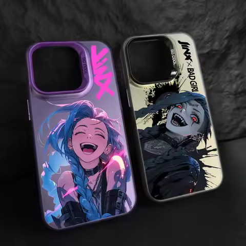 Hot Anime Game Arcane Jinxs Phone Case for Xiaomi Redmi Note 7 8 9 9S 10 11 12 13 14 Pro Plus 4G 5G 
