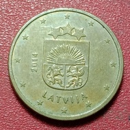 koin Latvia 5 Euro Cent 2014-2020