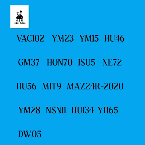 LISHI 2 IN 1 2 in1 VAC102 YM23 YM15 HU46 GM37 HON70 ISU5 NE72 YM28 NSN11 HU134 YH65 DW05 HU56 MIT9 M