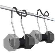 Dumbbell Spotter Hooks for Bench Press: Power Rack Attachments Dumbbells Rack for Chest Workout Conn