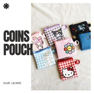 Coins pouch - coin pouch - coin purse - mini wallet - hanging wallet - coin purse mini - mini coin p