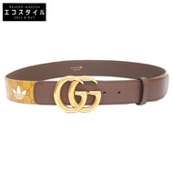 Gucci x adidas 406831 GG logo搭扣三葉草 [二手]
