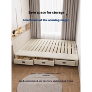 Bed Frame With Drawers Tatami Bed Storage Bed Any Size Tatami Bed Frame