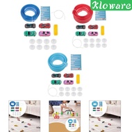 [Kloware] 4.5M Flexible Track with 4 Mini Diecast Cars Double Lane  Track Portable