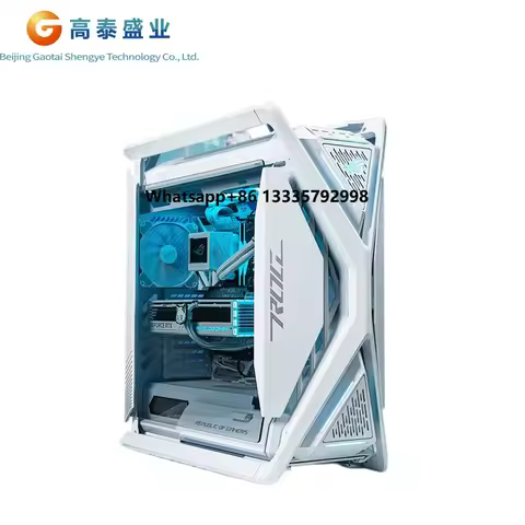 White Aluminum Alloy X Type ASUSs ROG GR701 HYPERION Tower Desktop Gaming Computer PC Case