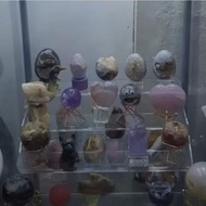 ACRYLIC 3-tier spice figure rack Grinn living kara/ 3 tier shelf ACRYLIC