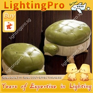 【In stock】Turtle shoes stool European animal stool solid wood footstool stool animal ottoman tutle s