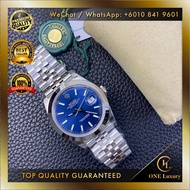 🔥SWISS TOP QUALITY🔥 DATEJUST 41MM SMOOTH BEZEL BLUE DIAL JUBILEE BRACELET