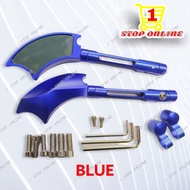 CLEARANCE STOCK ALUMINIUM CNC SIDE MIRROR UNIVERSAL - LIMIT STOCK (COME WITH BOX) LC135 Y15ZR RS150 