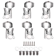 GO Auto-6Pcs Sealed Guitar String Pegs Locking Tuners 3L3R Tuning Pegs String Tuner Acoustic Guitar 