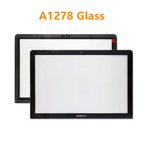 A1278 Glass For Apple Macbook Pro Retina Unibody 13" A1278 Front LCD Screen Glass With Sticker MB466
