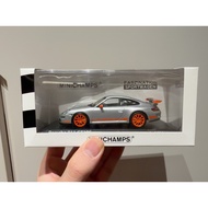 Minichamps 1/43 Mini Cut porsche porsche 911 (997) GT3 RS Silver Orange Wheel 2006 Very Classic pors