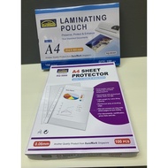A4 Laminate Pouch & A4 11 Hole Sheet Protectors (0.06mm)