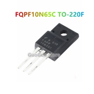 COD-10pcs FQPF10N65C TO-220F 10N65C TO220F 10A/650V N-channel MOSFET transistor New