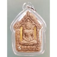 Thailand Amulet Phra Khun Paen Luangpu Keng Wat Ban Na Kae Ruay Ngern Thong B.E 2558 2 gold 2 silver 泰国 坤平 佛牌 龙婆劲 瓦般纳给