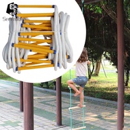 [Serenable] 16ft Emergency Fire Escape Ladder with Hooks 5M Fire Evacuation Climbiaerial