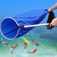 MEET Aquarium Koi Sock Net Fishing Net Fish Landing Net Catching Net Soft Mesh Basket