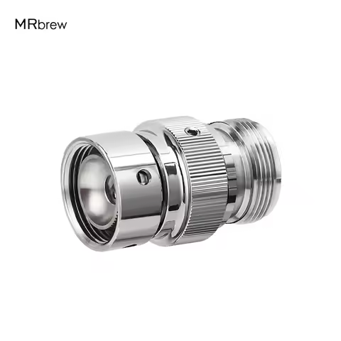 Flow Control Shank Adapter,Draft Beer Tap Flow Control Valve,1-1/8-8 Thread Home Brewing Adjustable