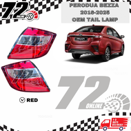 Perodua Bezza 2016 - 2023 Tail Lamp ( 2pcs/set ) - Albino White/ Red/ Smoke / Albino Red
