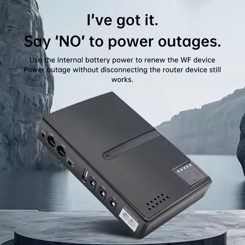 1018L Uninterruptible Power Supply DC Without Battery UPS Power Router Optical Cat Built-in Adapter 