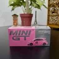 Mini GT 851 - LB-WORKS x Abas Works - ABARTH 595 Pink Diecast Car Model