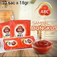 ABC Sambal Sauce / ABC Sauce Per SACHET / Original ABC Sambal SACHET 18gr