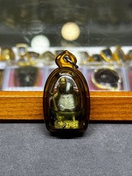 2567年 龍婆阿贊倫史理共9位高僧 Wat Phu Khao 龍婆蓋法門   第一期 魂魄勇  白褲 浸油版 防水殼 限量699尊 佛牌