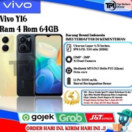 TOPERLE12 VIVO Y16 RAM 4 ROM 64GB |128GB SEGEL ORIGINAL &amp; BERGARANSI
