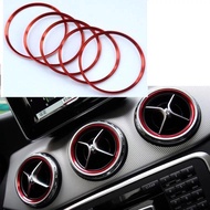 BENZ GLA CLA Class A Air Outlet Decorative Sticker AMG Red BENZ W176 W156 W117 C117 [Auto Parts]