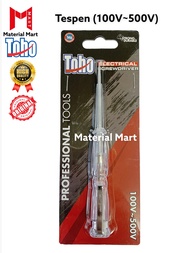 (1 PC) Tespen Toho Min Premium | Obeng Tespen (-) | Obeng Listrik ORI | Material Mart