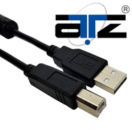 ATZ USB 2.0 A-Male to B-Male Printer/ Scanner Cable w/Ferrite Core (1m / 2m / 3m / 5m), USB Printer 