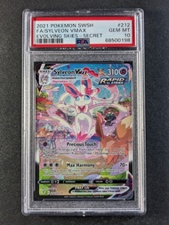 LS Thẻ 2021 Pokemon Evolving Skies SYLVEON VMAX Full Alternate Art Foil 212/203 PSA 10 1459 d37 4