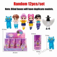 12 ชิ้น KPop Demon Hunters Action Figure กล่องตาบอด - สุ่ม Huntrix Hipper เครื่องประดับตกแต่ง