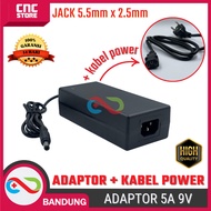 ADAPTOR 9A 5A STANDARD JACK + CABLE POWER SWITCHING ADAPTER 5A 9V