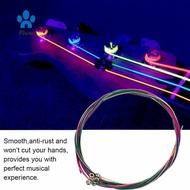 6Pcs/Set Acoustic Guitar String Replacement Steel String for Musical Instruments Electric Bass Guita