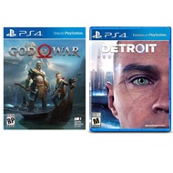 P PS4 Piece God Of War 4 Detroit Become Human Chinese Version Opened HIT5 [Taichung Starlight Game]