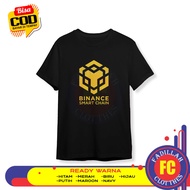 Binance Smart Chain BlokChain Crypto Logo Distro T-Shirt