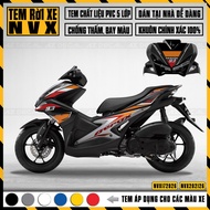 NVX Aerox Design Motorcycle Sticker | NVX26 | Waterproof, Durable PVC Decal for NVX 125,155