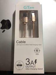 GTpro Type C 快速充電線 Cable - USB 3.0 3A 快充