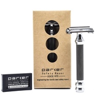 Parker Shaving TTO Butterfly Safety Razor 76R free 5pc Blades