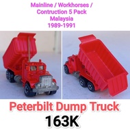 Diecast Vintage Hot Wheels Peterbilt Dump Truck Blackwall Loose tires