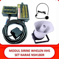 Whelen Hhs Aux Mic 60 Watt Set Speaker Narae Oval 20 Watt