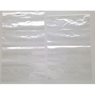 clear A4 side seal opp plastic bag 9x13.5 10x13.5 11x13.5 inci awb plastik tudung 100pcs plastik beg