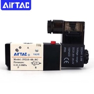AirTac Original 3V110-06 3V21008NCB 3V210-08 3V310-10 3/2 Way Air Solenoid Valve Electromagnetic Val