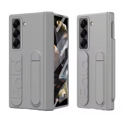 For Samsung Galaxy Z Fold 6 5 4 3 Z Fold Special Edition 6 Slim SE Case Wristband Hinge Bracket With