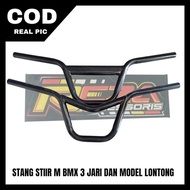 STEERING BAR STER M BMX BIKE 3 SPOKES AND LONTONG MODEL