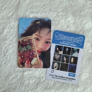 Aespa Official 1st Album Special Card Back Chinese Card Back Yoo Ji Min Mini Card Drama Special Edit