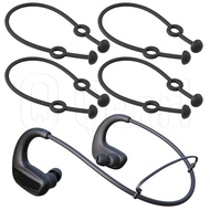1/6Pcs Silicone Hanging Neck Headphone Rope - Adjustable Stretchable Straps Lanyard - Bone Conductio